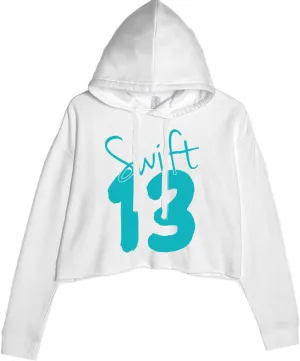13 Swift 13 Lucky Number Era TTPD Cropped Fleece Hoodie, Soft & Cozy, Trendy Fit