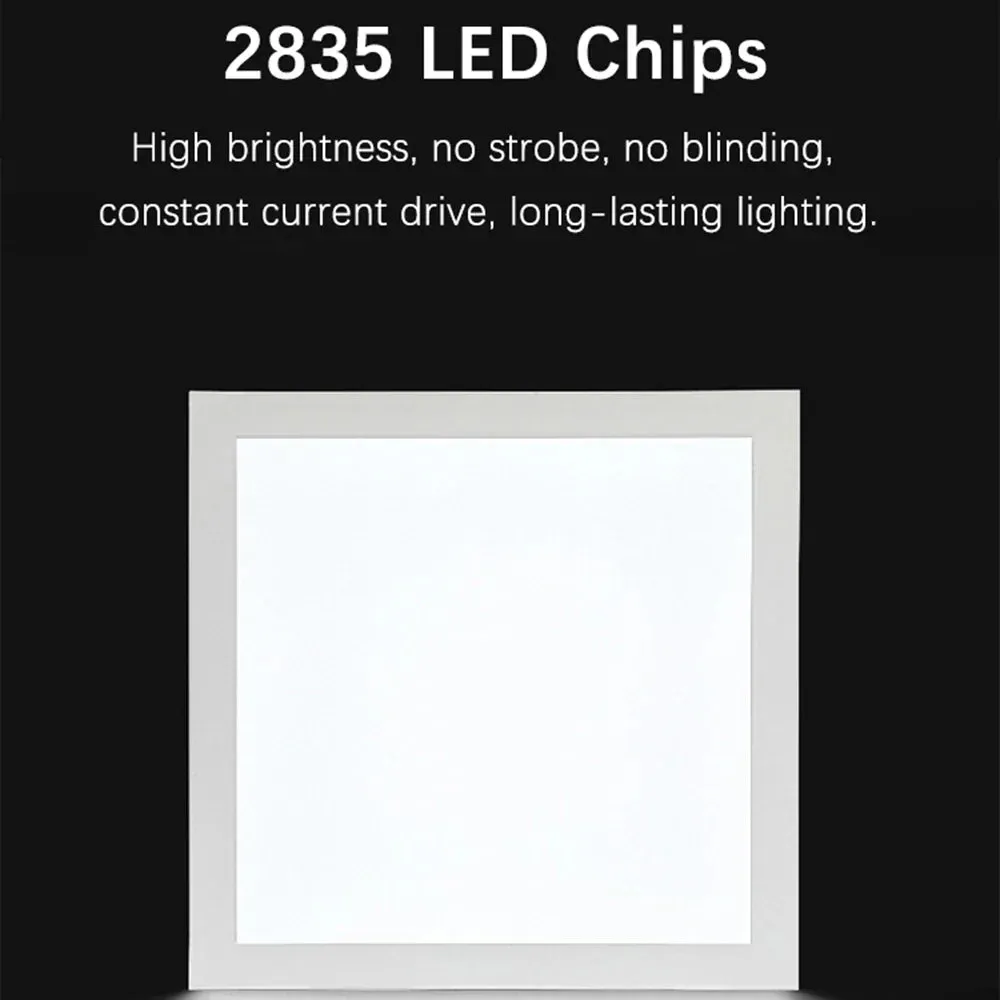 20W LED Flat Panel Light - Square Ceiling Lamp 300x300mm - Cold White Indoor Lighting AC175-265V