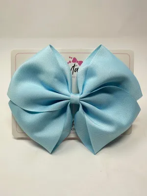 6 Inch Flat Bow - Light Blue