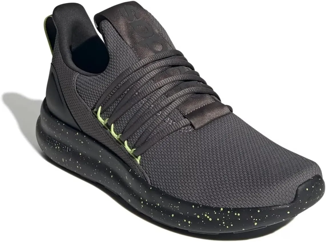 adidas Men's Lite Racer Adapt 7.0 Sneaker, Charcoal/Pulse Lime/Carbon, 9.5