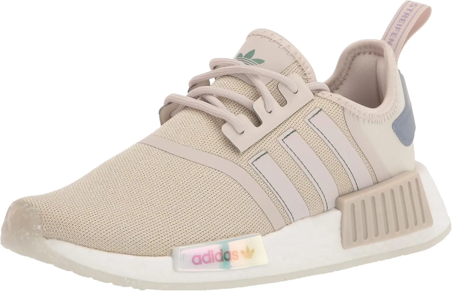 adidas Originals womens Nmd_r1's Sneaker, Clear Brown/Clear Brown/Tech Emerald, 7.5 US