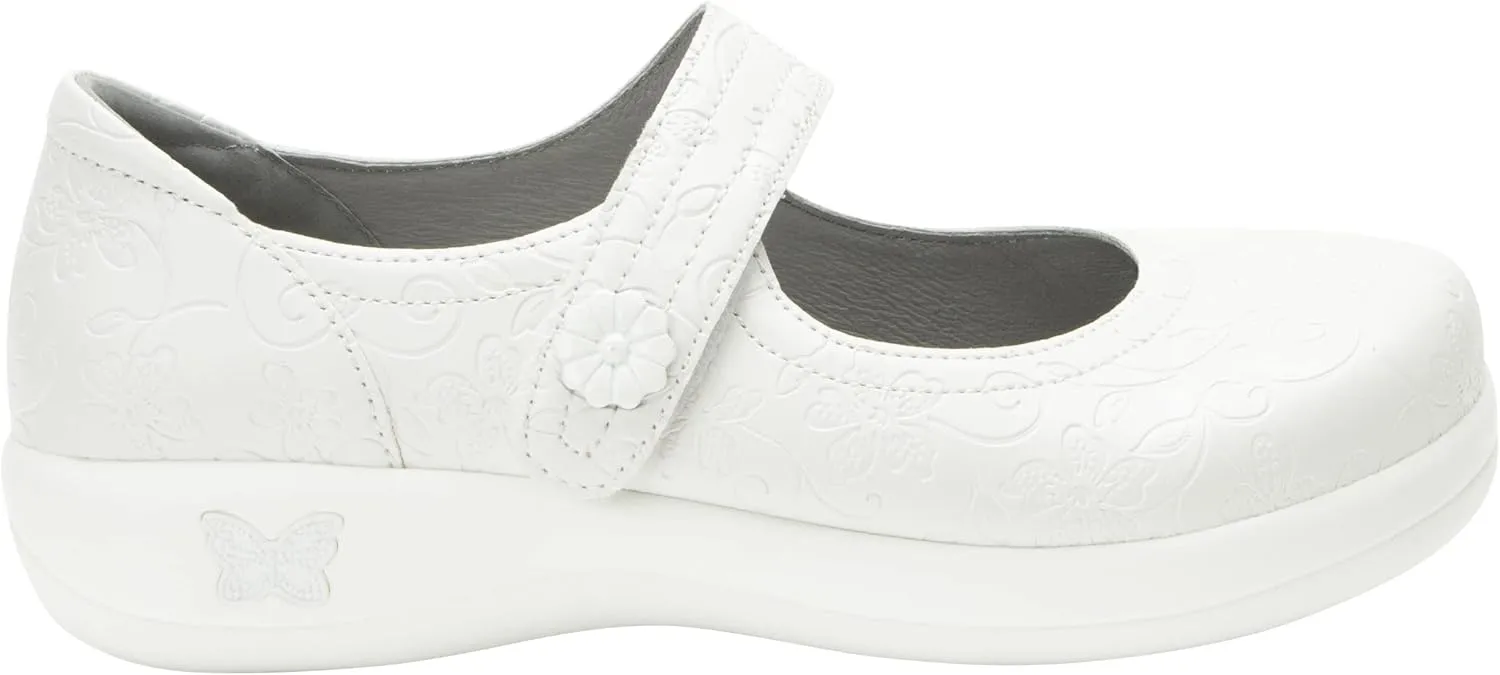 Alegria Women's Kourtney Professional Nursing and Healthcare Adjustable Mary Jane Slip-On Closed Back Clog