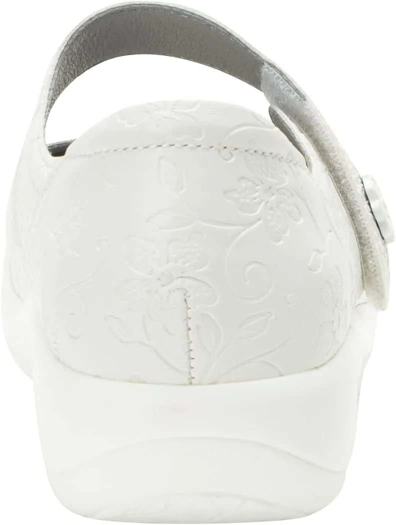 Alegria Women's Kourtney Professional Nursing and Healthcare Adjustable Mary Jane Slip-On Closed Back Clog