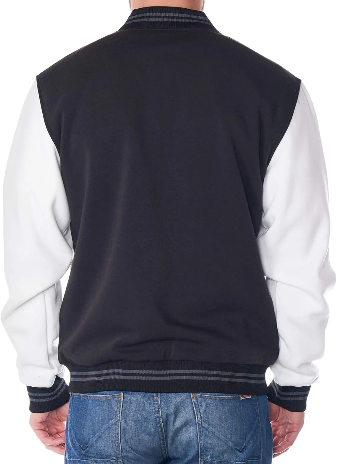 Alpine Swiss Tyler Men’s Varsity Jacket Classic Letterman Coat Baseball Bomber Jacket Lightweight Stylish Everyday Outerwear