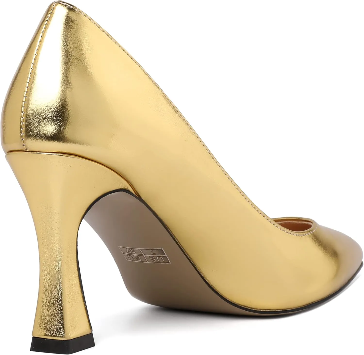 AMBELIGHT Womens Slip On Dress Pointed Toe Suede Wedding Stiletto High Heel Pumps Shoes 3.3 Inch