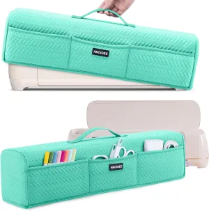 AMOIGEE Stretchy & Washable Dust Cover for Cricut Maker 4, Cricut Explore 4, Cricut Explore Air 2, Cricut Maker 3 – Die-Cut Machine Cover with Pockets for Cricut Accessories, Supplies & Tools