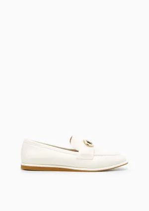 April Loafer Flats And Sandals - Ivory