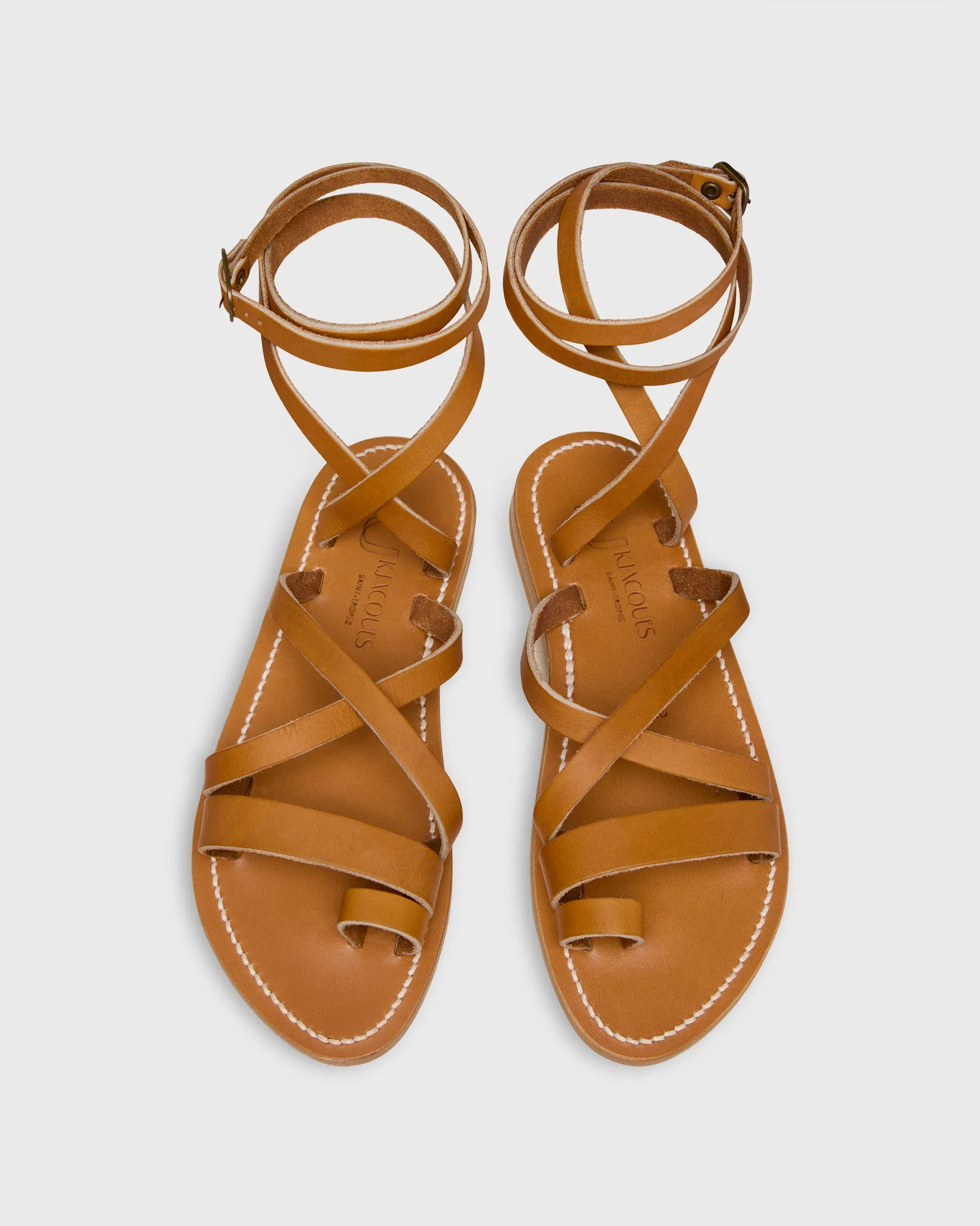Archibald Sandal in Natural Leather