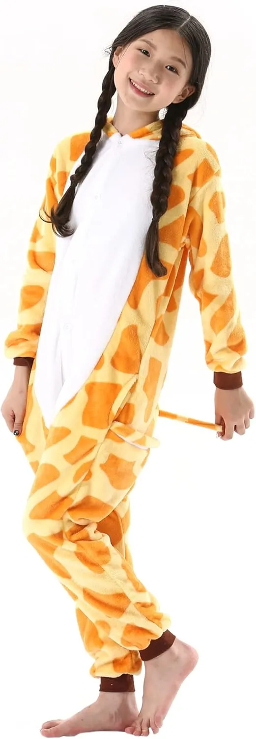 ATOZ Onesie for Kids, Animal Pajamas Halloween Cosplay Costume for Girls Boys