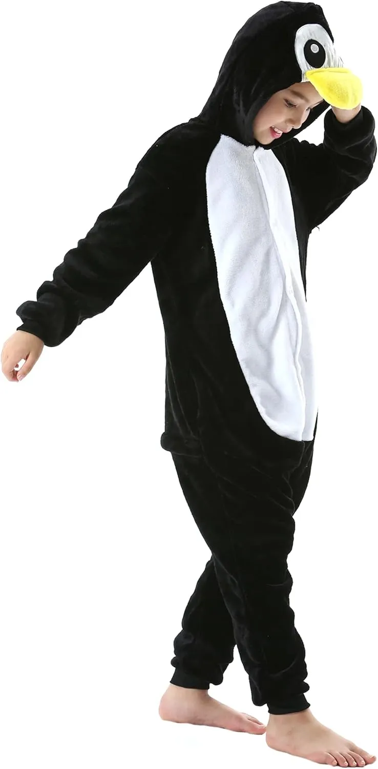 ATOZ Onesie for Kids, Animal Pajamas Halloween Cosplay Costume for Girls Boys