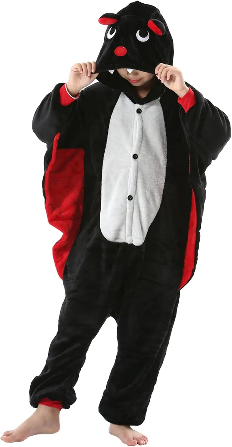 ATOZ Onesie for Kids, Animal Pajamas Halloween Cosplay Costume for Girls Boys