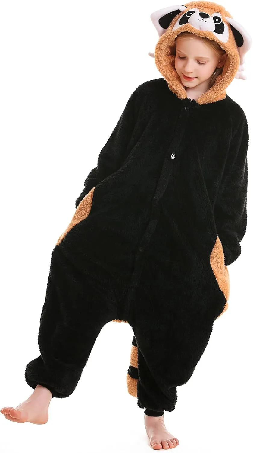 ATOZ Onesie for Kids, Animal Pajamas Halloween Cosplay Costume for Girls Boys