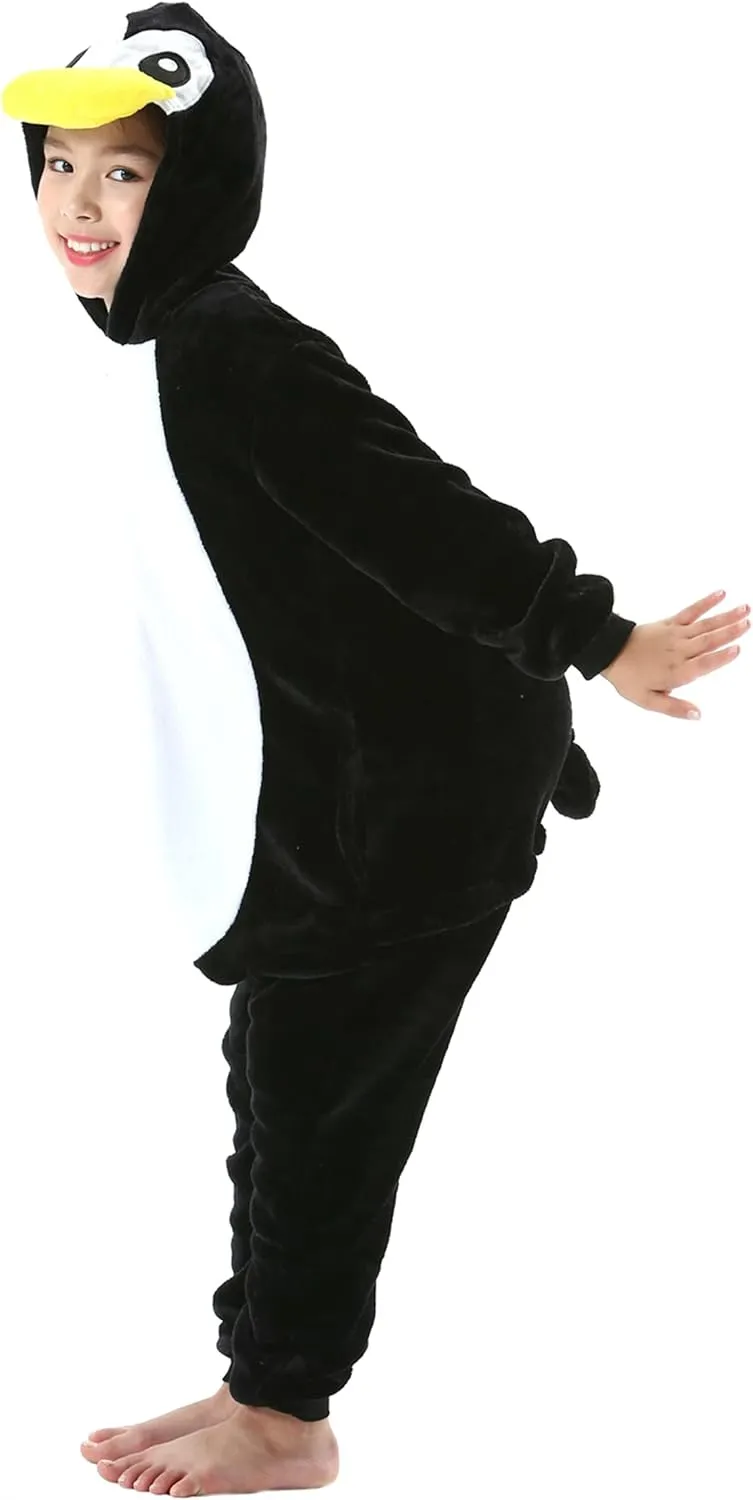 ATOZ Onesie for Kids, Animal Pajamas Halloween Cosplay Costume for Girls Boys
