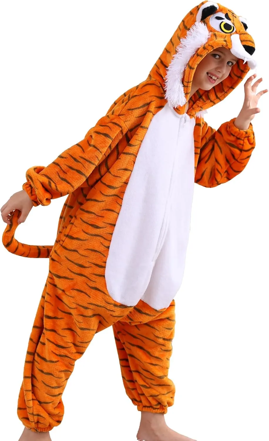 ATOZ Onesie for Kids, Animal Pajamas Halloween Cosplay Costume for Girls Boys