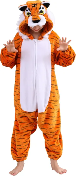 ATOZ Onesie for Kids, Animal Pajamas Halloween Cosplay Costume for Girls Boys