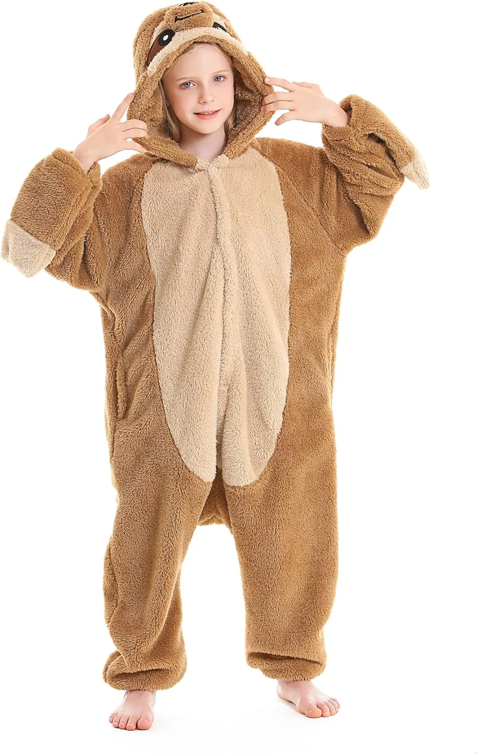 ATOZ Onesie for Kids, Animal Pajamas Halloween Cosplay Costume for Girls Boys