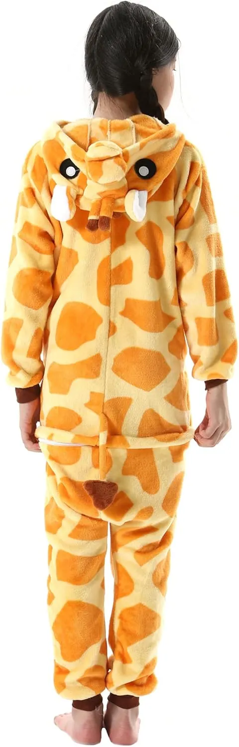 ATOZ Onesie for Kids, Animal Pajamas Halloween Cosplay Costume for Girls Boys