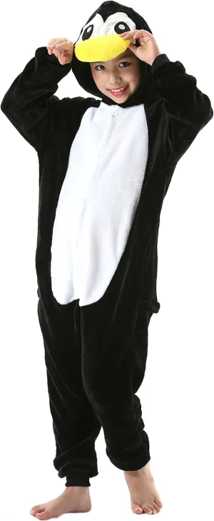 ATOZ Onesie for Kids, Animal Pajamas Halloween Cosplay Costume for Girls Boys