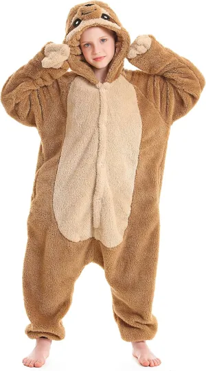 ATOZ Onesie for Kids, Animal Pajamas Halloween Cosplay Costume for Girls Boys