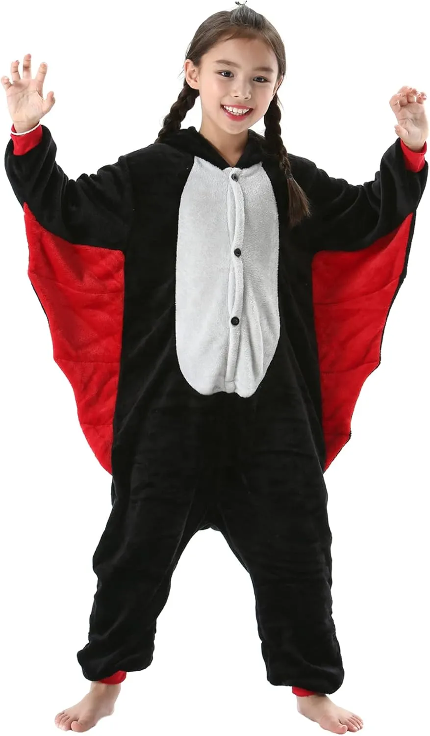 ATOZ Onesie for Kids, Animal Pajamas Halloween Cosplay Costume for Girls Boys