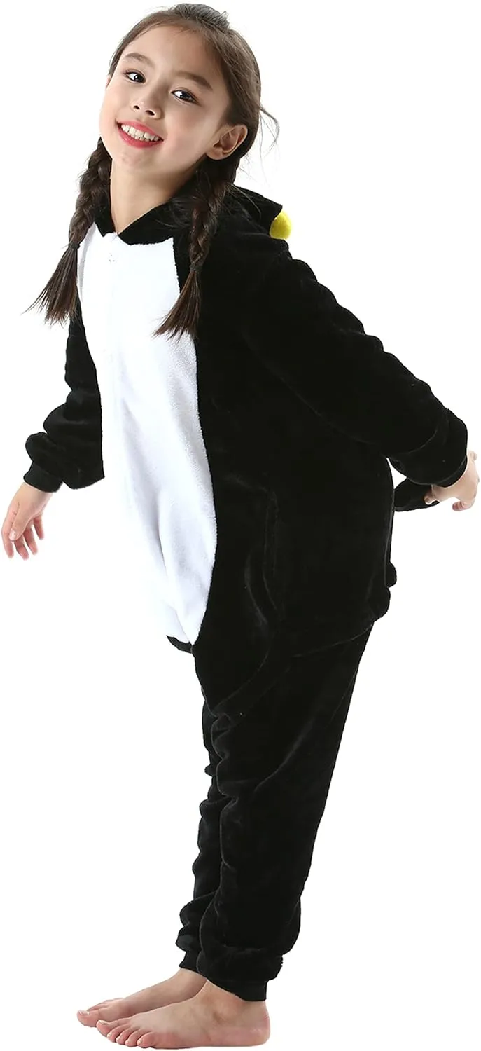 ATOZ Onesie for Kids, Animal Pajamas Halloween Cosplay Costume for Girls Boys