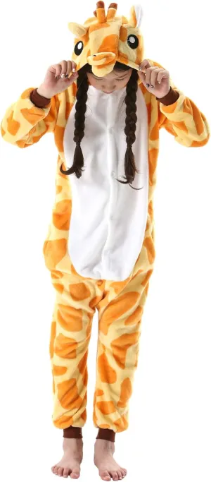 ATOZ Onesie for Kids, Animal Pajamas Halloween Cosplay Costume for Girls Boys