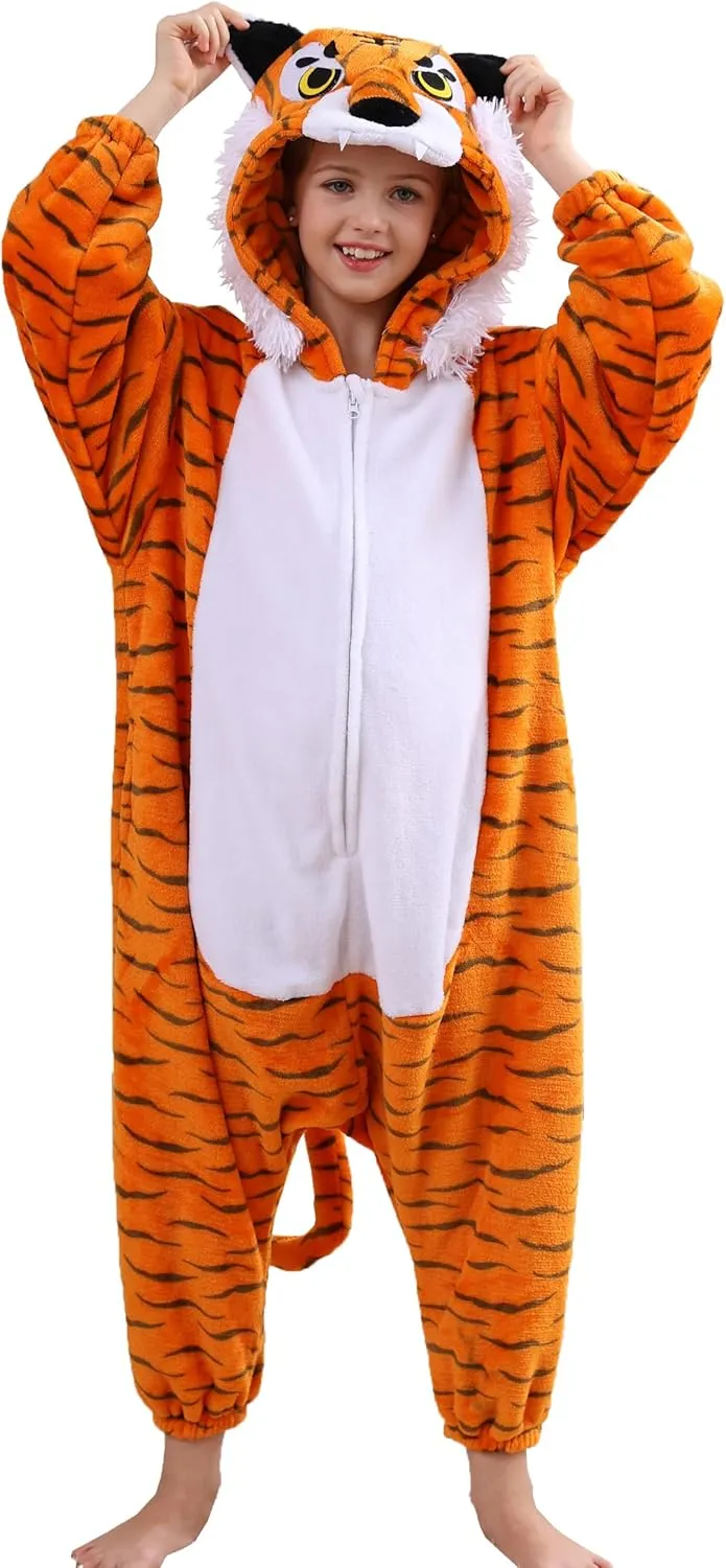 ATOZ Onesie for Kids, Animal Pajamas Halloween Cosplay Costume for Girls Boys
