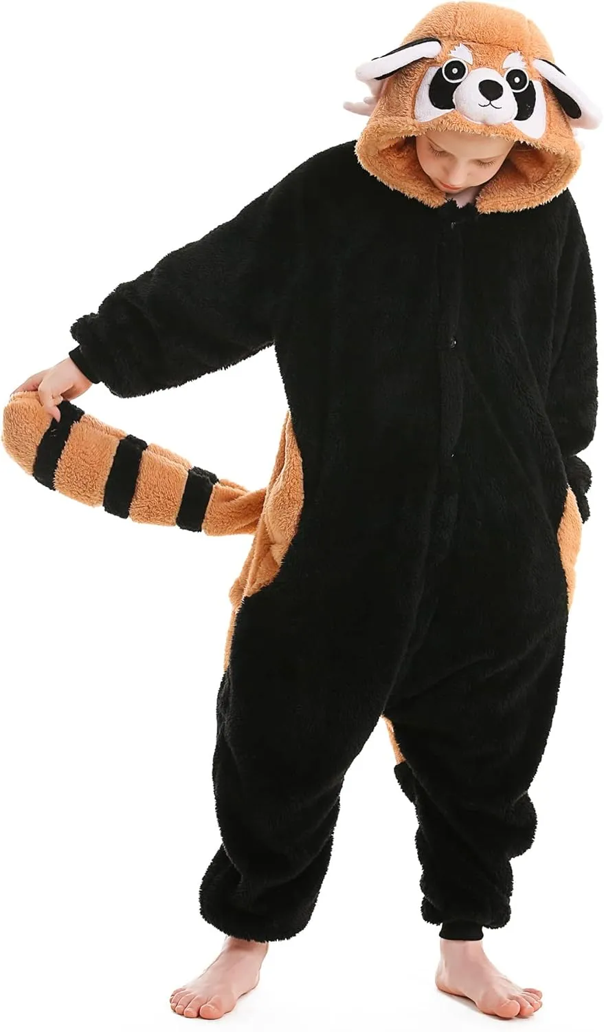 ATOZ Onesie for Kids, Animal Pajamas Halloween Cosplay Costume for Girls Boys