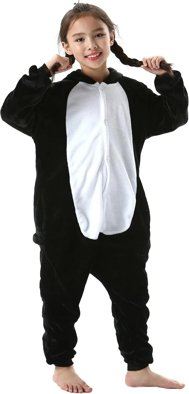 ATOZ Onesie for Kids, Animal Pajamas Halloween Cosplay Costume for Girls Boys