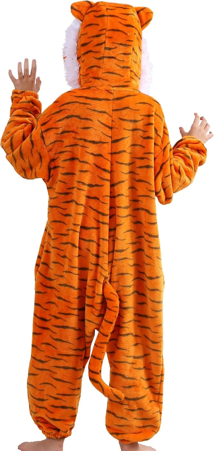 ATOZ Onesie for Kids, Animal Pajamas Halloween Cosplay Costume for Girls Boys
