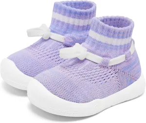 Baby Sock Shoes Girls Baby Walking Shoes Infant Sock Shoes Non Slip Toddler Slip on Tiny Feet Sneakers