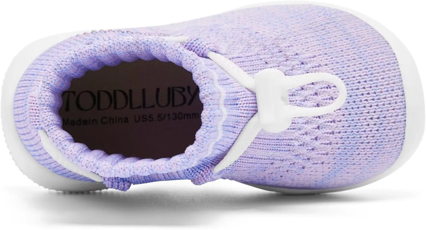 Baby Sock Shoes Girls Baby Walking Shoes Infant Sock Shoes Non Slip Toddler Slip on Tiny Feet Sneakers