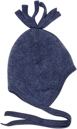 Baby Winter Hat with Ties: Toddler Infant Ear Protection Hat 6-24 Months, Organic Merino Wool Fleece