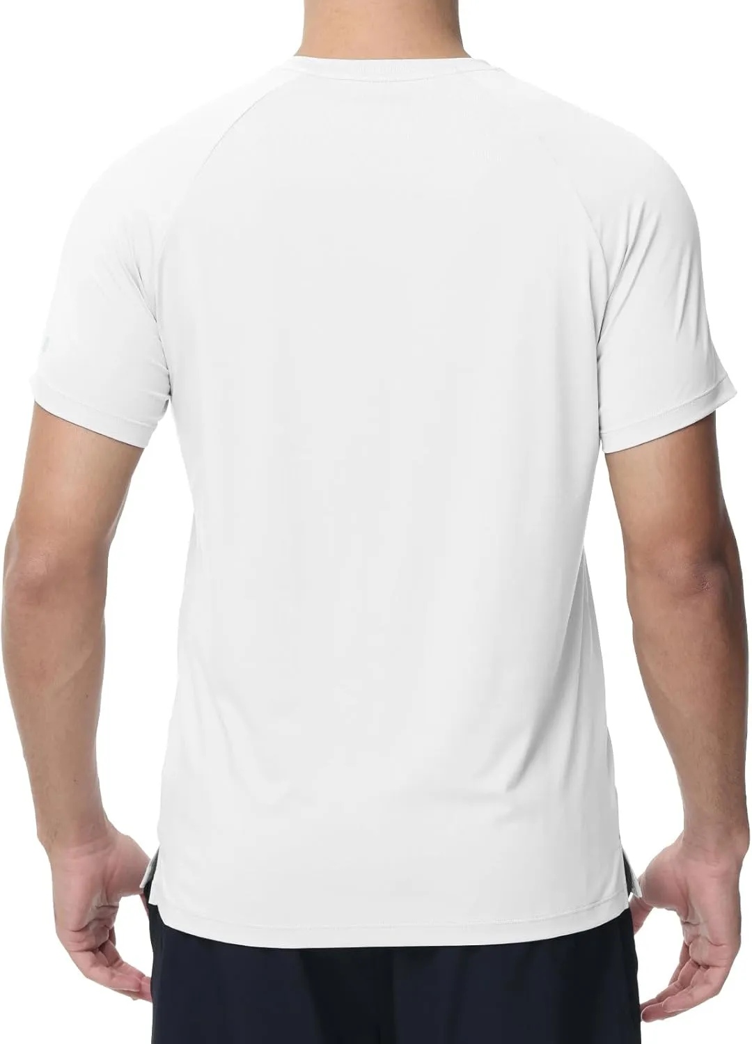 baleaf Men's Running Shirts Short Sleeve Quick Dry Workout Tops Athletic Sun Protection T-Shirt UPF 50  Moisture Wicking