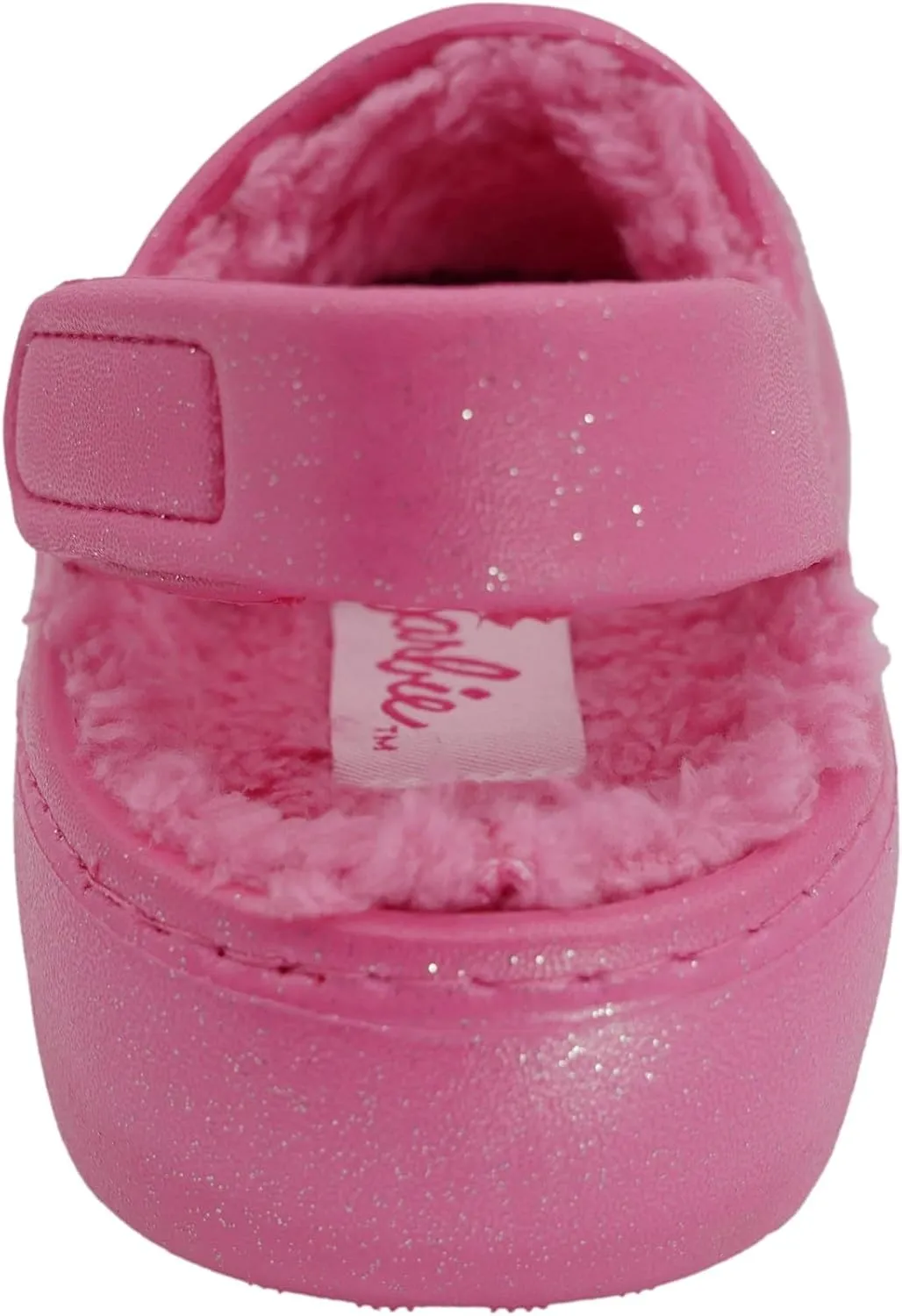 Barbie Toddler Girls' Faux Fur Lined Clogs with Adjustable Strap – Comfortable, Cozy, and Stylish Slip-On Shoes