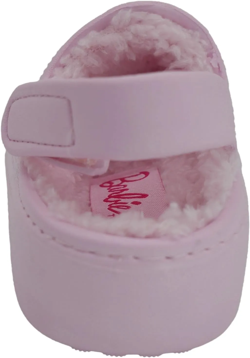 Barbie Toddler Girls' Faux Fur Lined Clogs with Adjustable Strap – Comfortable, Cozy, and Stylish Slip-On Shoes