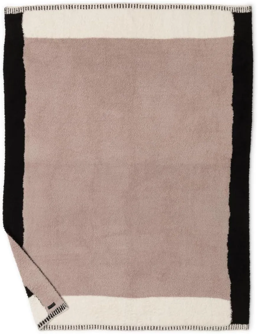 Barefoot Dreams® CozyChic® Colorblock Throw, Taupe Multi, 54"x72"