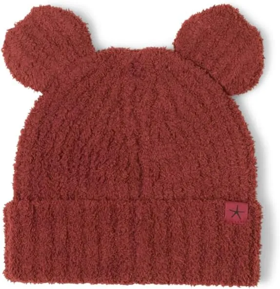 Barefoot Dreams Girls' CozyChic Disney Mickey Mouse Ears Kids Beanie