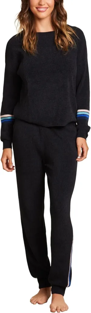 Barefoot Dreams Women's CozyChic Ultra Lite Multi Stripe Pullover