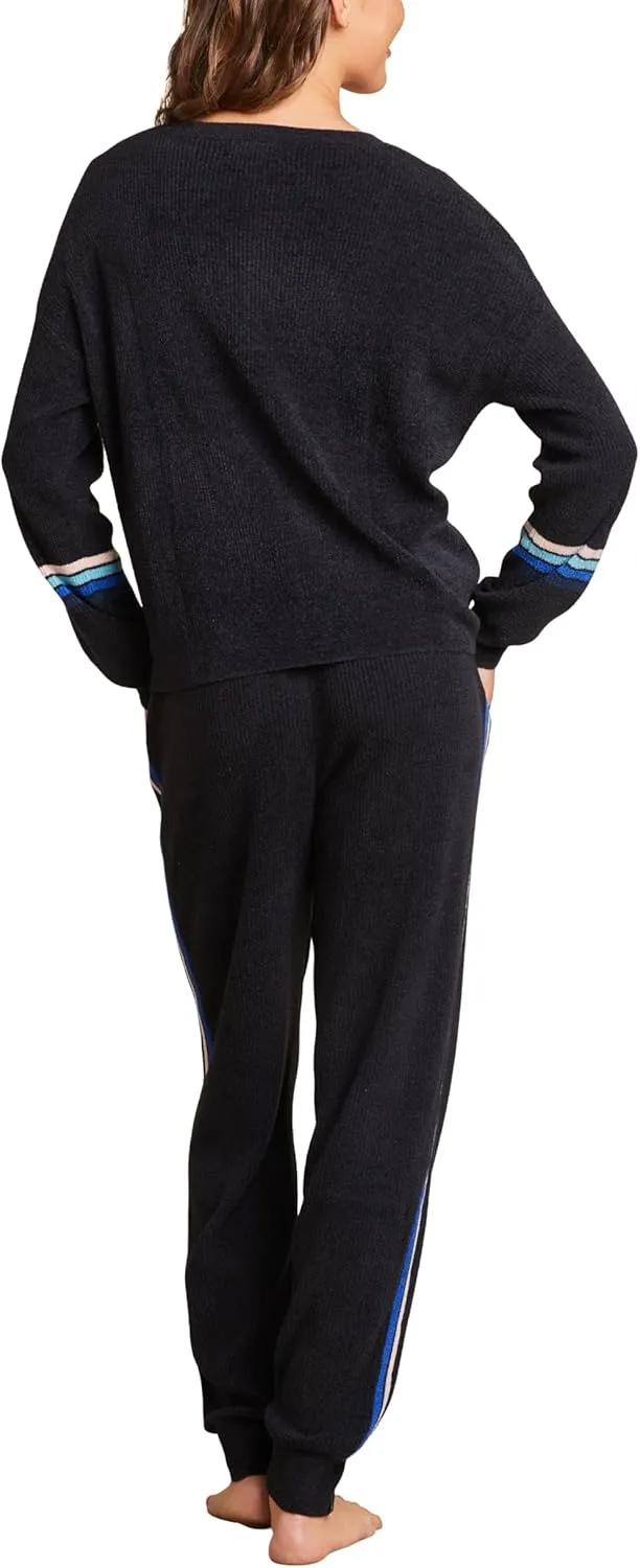 Barefoot Dreams Women's CozyChic Ultra Lite Multi Stripe Pullover