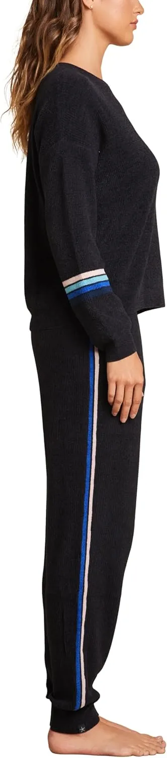 Barefoot Dreams Women's CozyChic Ultra Lite Multi Stripe Pullover