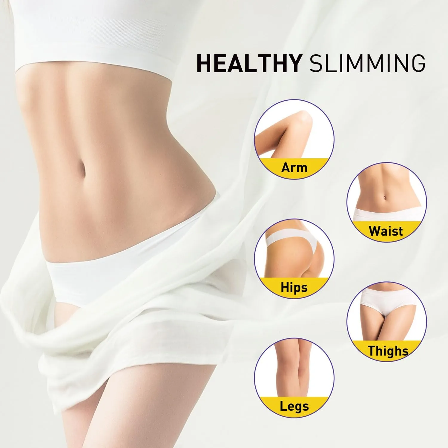 Belly Firming Cream for Tightening & Cellulite – B Flat Skin Stretch & Moisturizing Lotion for Stomach, Thighs & Butt – Body Firmness for Women and Men - 100ML