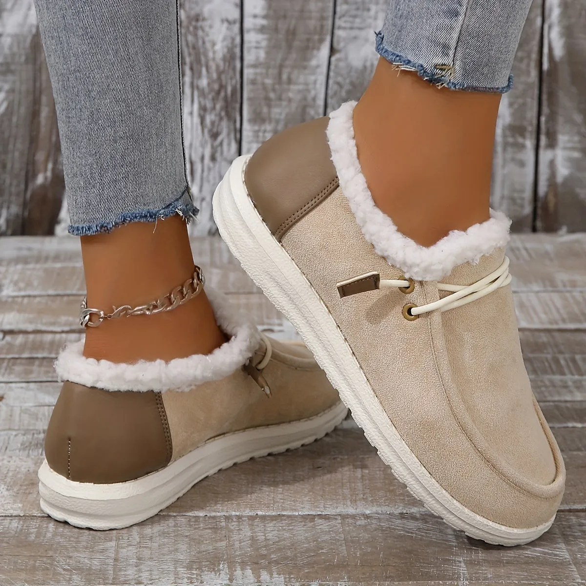 Bern - Cozy Plush-Lined Flat Boots