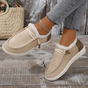 Bern - Cozy Plush-Lined Flat Boots