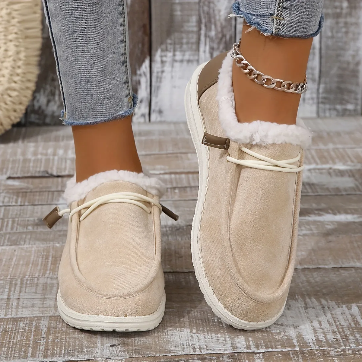 Bern - Cozy Plush-Lined Flat Boots