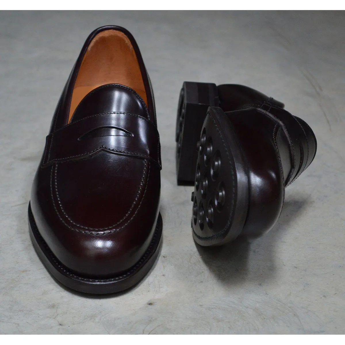 Berwick 1707 Penny Loafer (9628) Dark Brown Hi-Shine (Dainite)