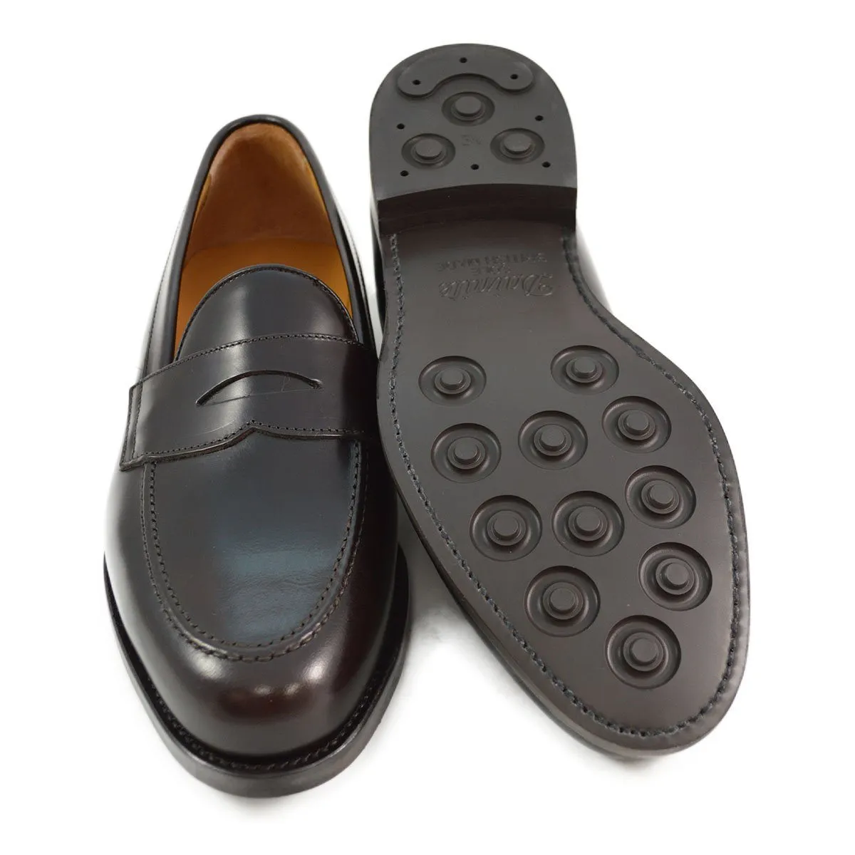 Berwick 1707 Penny Loafer (9628) Dark Brown Hi-Shine (Dainite)