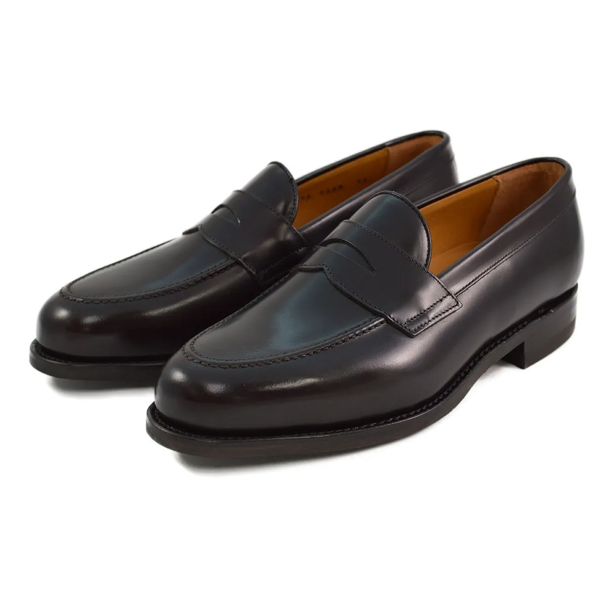 Berwick 1707 Penny Loafer (9628) Dark Brown Hi-Shine (Dainite)