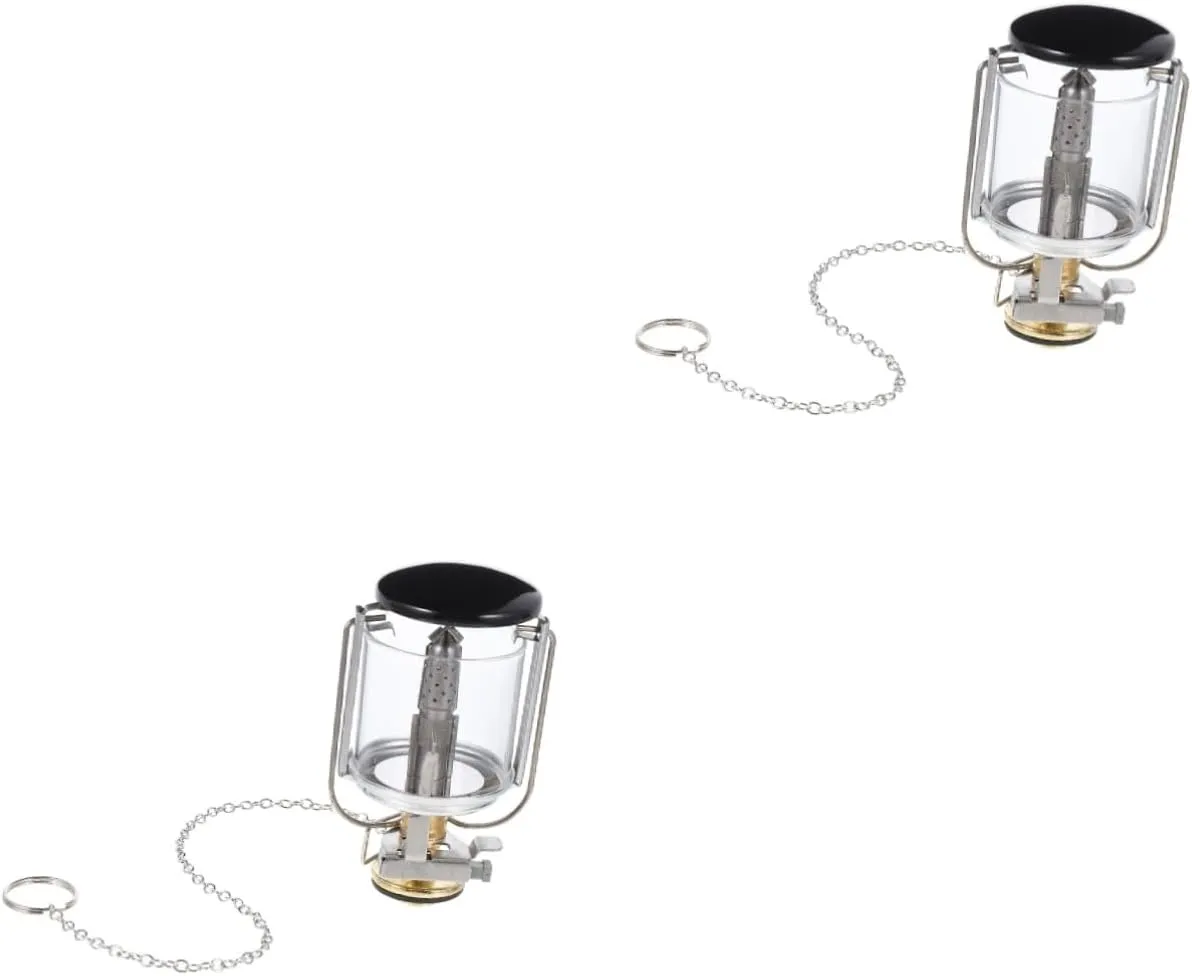 BESPORTBLE 2sets Outdoor Camping Gas Lamp Portable Tent Light for Emergency Heating Illumination Lightweight and Compact Design for Camping Hiking and Outdoor Activities