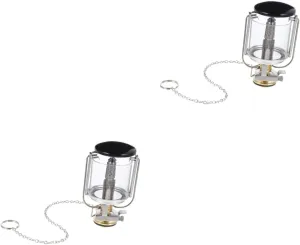 BESPORTBLE 2sets Outdoor Camping Gas Lamp Portable Tent Light for Emergency Heating Illumination Lightweight and Compact Design for Camping Hiking and Outdoor Activities